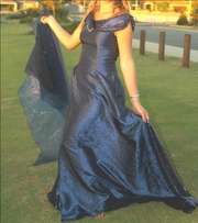 Midnight blue Ball dress