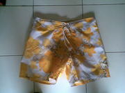 Balinese yellow flower painting pants