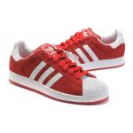 Real Bargain for All Customers! Adidas SUPERSTAR II Lovers Shoes Red