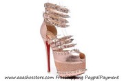 wholesale Christian Louboutin Isolde Gloden 160mm Free shipping, Paypal