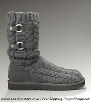 Sell Australia Tularosa Route Cable-Knit Tall Grey Boots Free shipping