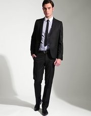 Mens fitted suit