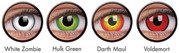 Best Range of Halloween Contact Lenses Quality Marked at Colourvue