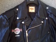 Hard Rock Cafe (London) biker style leather jacket