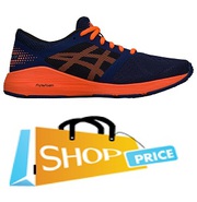 Asics Roadhawk FF (Indigo Blue/Orange/Black) - Boys