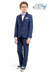 Boys navy suit | Oh My! Creations