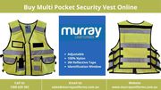 Buy Multi Pocket Security Vest Online