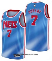 Brooklyn Nets Kevin Durant Classic NO 7 2020-21 Blue Jersey