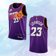 NO 23 Cameron Johnson Phoenix Suns Classic Violet Jersey 2022-23