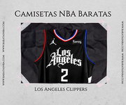 NO 2 Kawhi Leonard Jersey Los Angeles Clippers Statement Black 2022-23