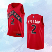 NO 2 Kawhi Leonard Toronto Raptors Icon Red Jersey 2022-23