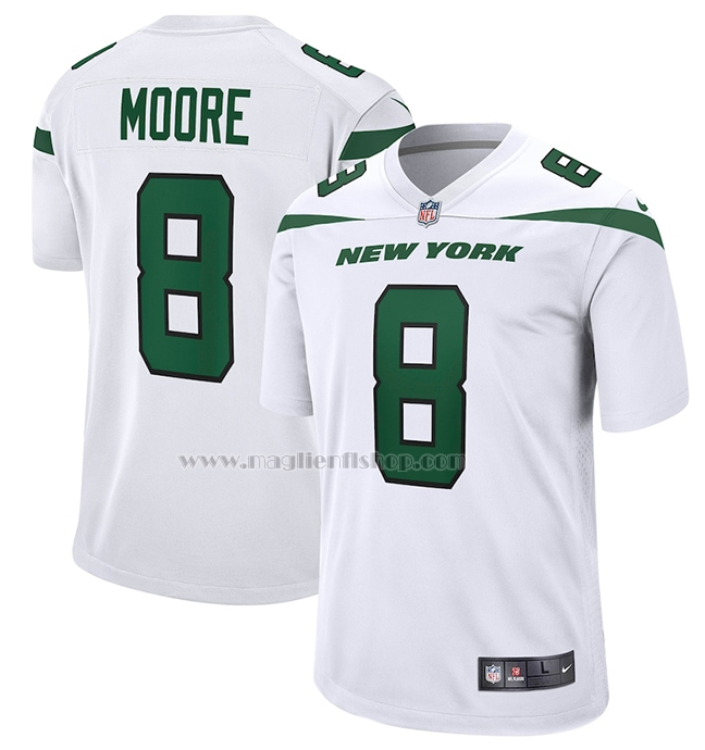 Jersey NFL Game New York Jets Elijah Moore White