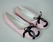 Brand new leather chanel women Flat Ballet shoes 